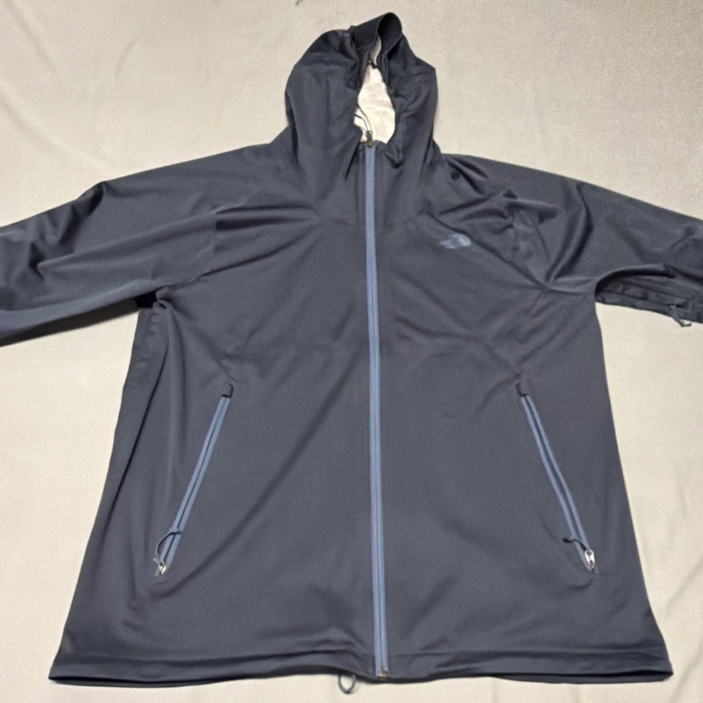 The North Face Mens Allproof Full Zip Hooded Lightweight Vinted Zip Pit Jacket L - Picture 4 of 16